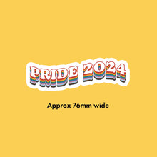 Load image into Gallery viewer, Pride 2024 Sticker Approx 76mm wide