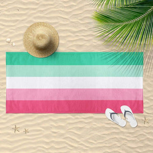 Abrosexual Flag Beach Towel | Rainbow & Co