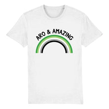 Load image into Gallery viewer, Aromantic Pride T Shirt in White | Aro &amp; Amazing