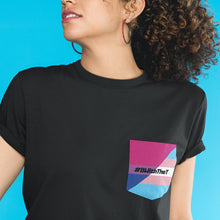 Load image into Gallery viewer, Bisexual Pride Pocket Shirt | #BWithTheT