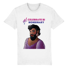 Load image into Gallery viewer, #CelebrateBiNonBinary T Shirt | Non Binary Bisexual Pride | Rainbow &amp; Co