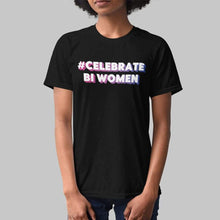 Load image into Gallery viewer, Women&#39;s Bisexual Pride Shirt | Celebrate Bi Women | Rainbow &amp; Co
