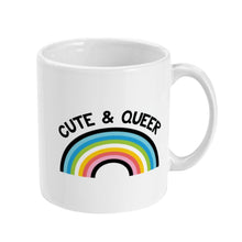 Load image into Gallery viewer, Cute &amp; Queer Mug | Queer Pride | Rainbow &amp; Co