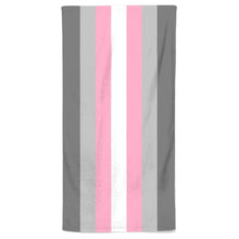 Load image into Gallery viewer, Demigirl Flag Beach Towel | Rainbow &amp; Co