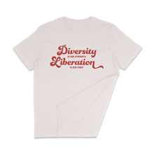 Load image into Gallery viewer, Retro Pride Shirt - Diversity is Our Strength, Liberation is our Fight