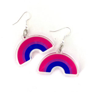 Bisexual Pride Earrings | Rainbow & Co