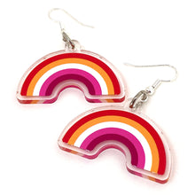 Load image into Gallery viewer, Lesbian Earrings | Rainbow &amp; Co