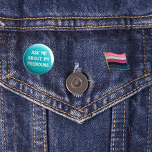 Load image into Gallery viewer, Genderfluid Flag Pin | Rainbow &amp; Co