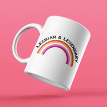 Load image into Gallery viewer, Lesbian Pride Mug | Lesbian Coffee Mug | Rainbow &amp; Co