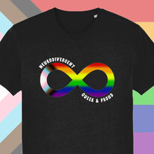 Load image into Gallery viewer, Neurodivergent Autism Shirt | Rainbow &amp; Co