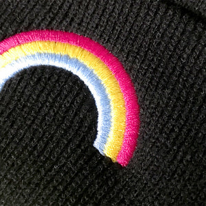 Pansexual Rainbow Embroidered Hat | Rainbow & Co
