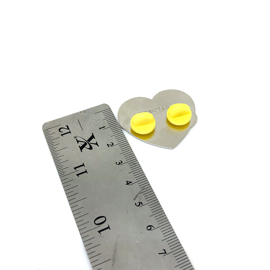 Proud Parent Rainbow Hug Pin Size | Rainbow & Co