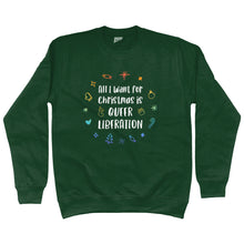 Load image into Gallery viewer, Queer Christmas Jumper | Green