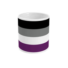 Load image into Gallery viewer, Asexual Pride Flag Coffee Mug | Rainbow &amp; Co