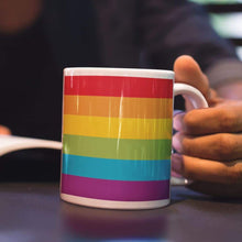 Load image into Gallery viewer, Gay Pride Flag Coffee Mug | Rainbow &amp; Co