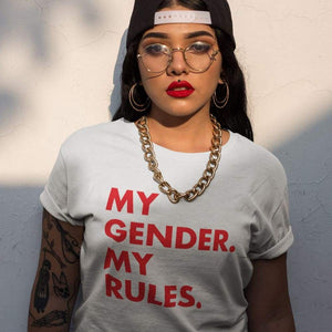 My Gender My Rules T Shirt | Rainbow & Co