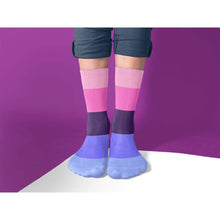 Load image into Gallery viewer, Omnisexual Pride Flag Tube Socks | Rainbow &amp; Co