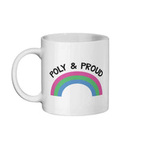 Load image into Gallery viewer, Poly &amp; Proud Coffee Mug | Rainbow &amp; Co