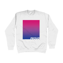 Load image into Gallery viewer, Proud Bisexual Sweatshirt | Rainbow &amp; Co