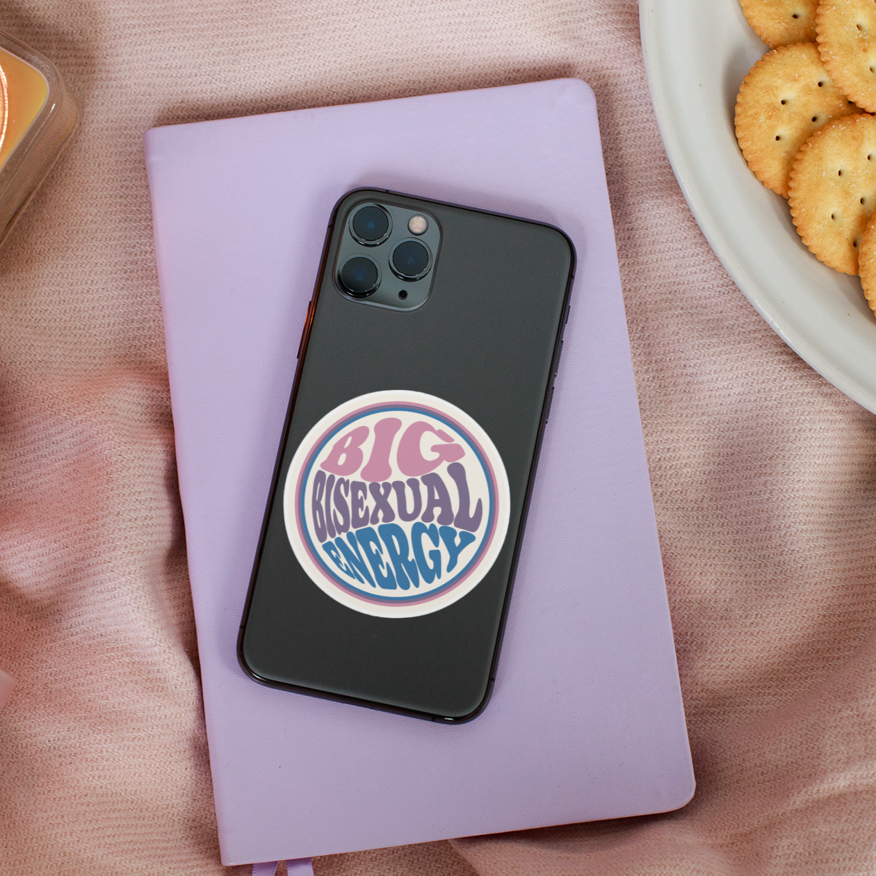 Big Bisexual Energy Phone Sticker