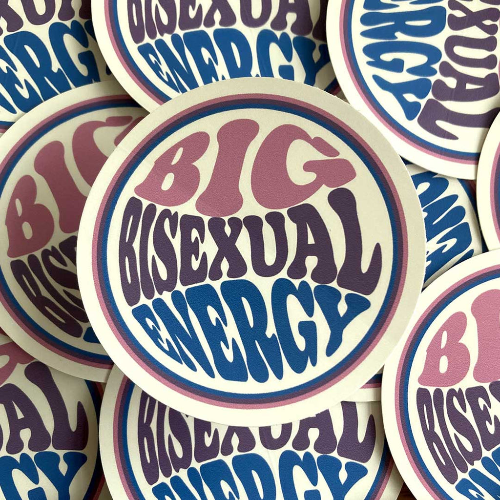 Big Bisexual Energy Sticker
