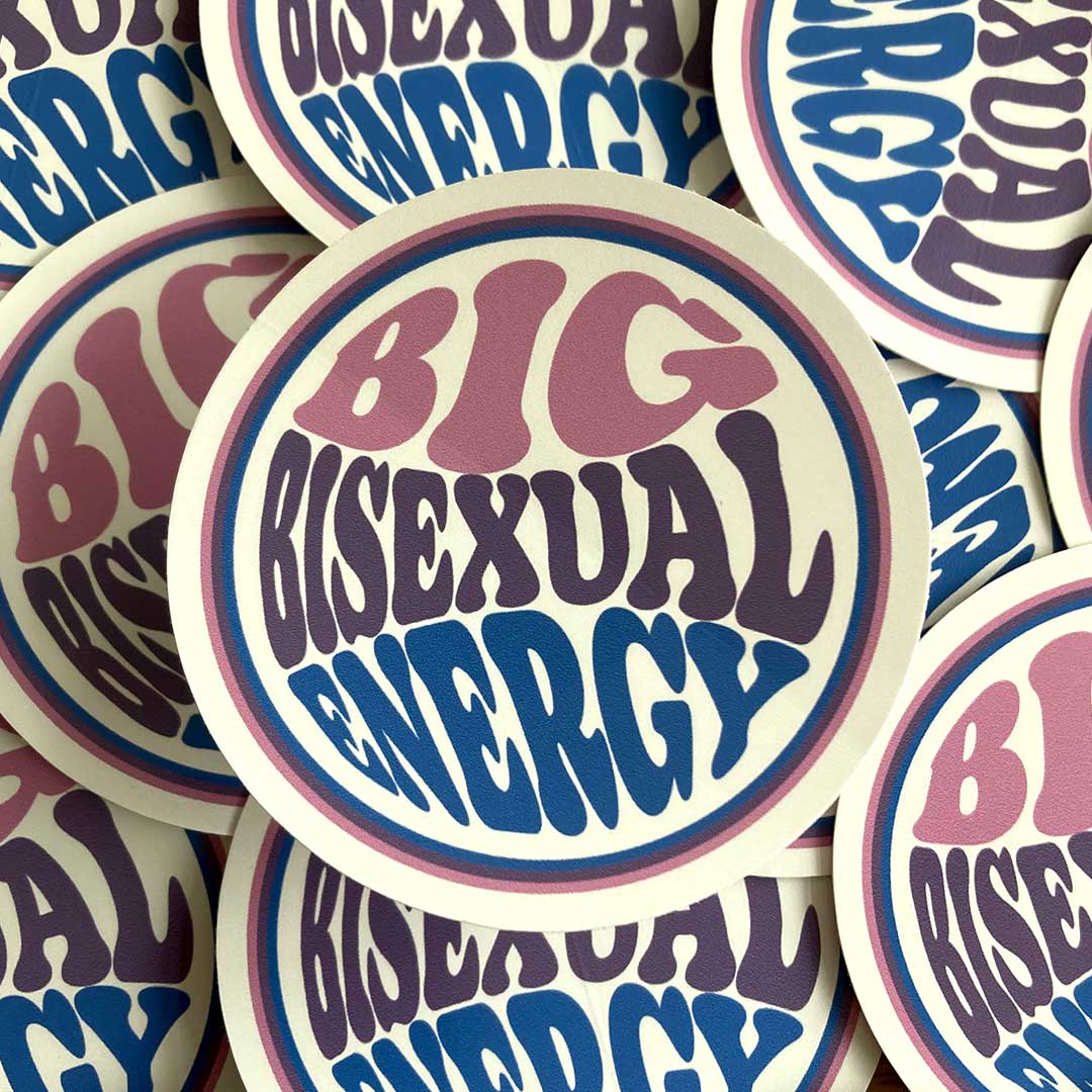 Big Bisexual Energy Sticker