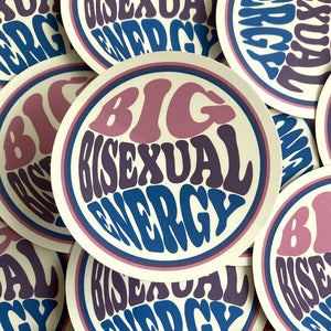 Big Bisexual Energy Sticker