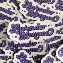 Load image into Gallery viewer, Lavender Menace Retro Pride Sticker