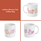 Subtle Pride Halloween Mummy Cats Coffee Mug