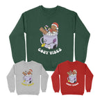 Non Binary Cosy Vibes Subtle Pride Christmas Jumper