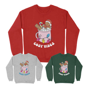 Pansexual Cosy Vibes Subtle Pride Christmas Jumper