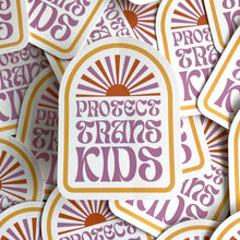 Load image into Gallery viewer, Protect Trans Kids Vinyl Sticker