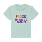 Proud To Have 2 Daddies - Baby Pride Shirt - Green