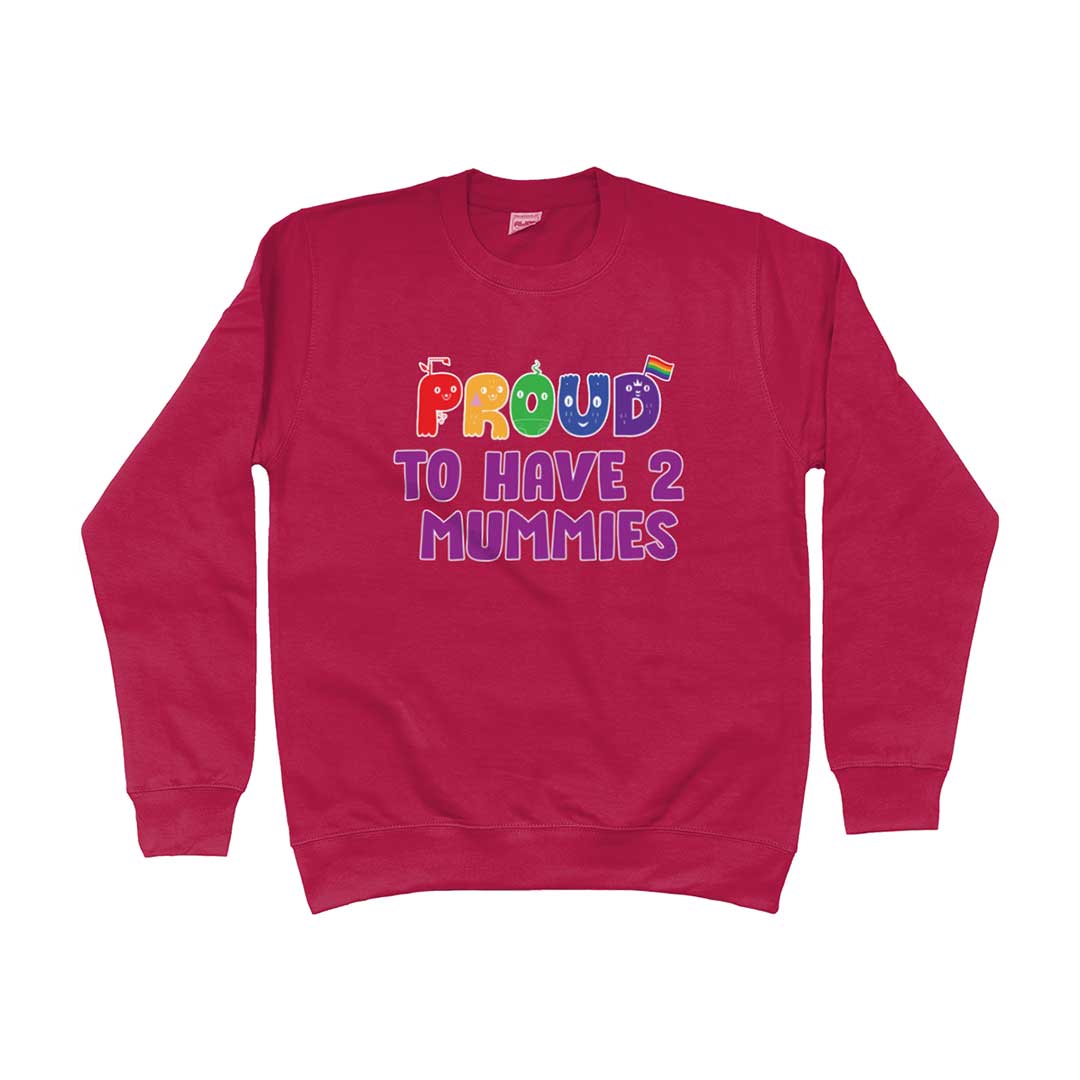 Proud 2 B Parents Kids Sweatshirt