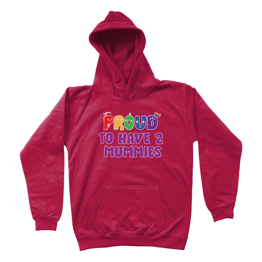Proud 2 B Parents Kids Hoodie