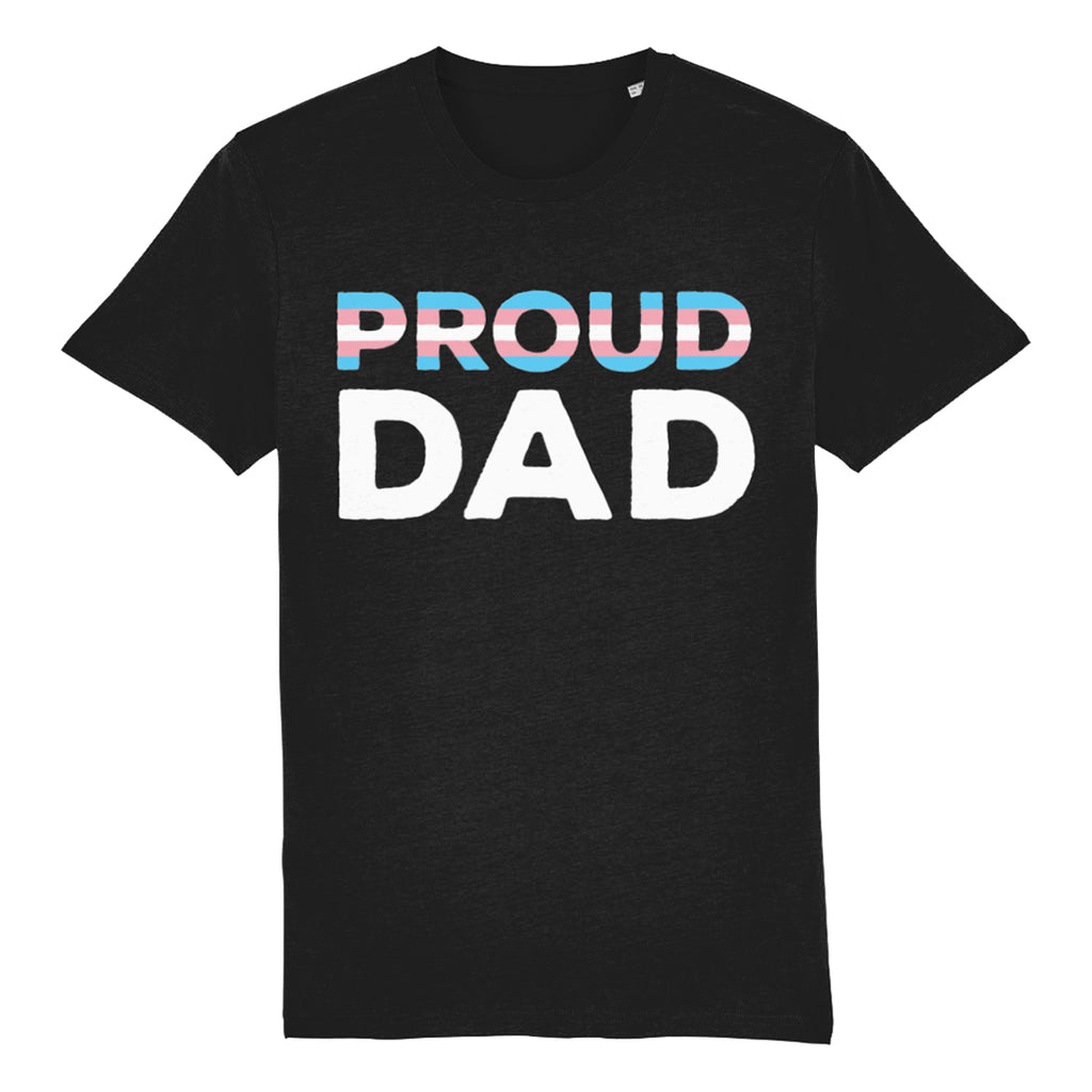 Proud Dad - Transgender Flag T-Shirt