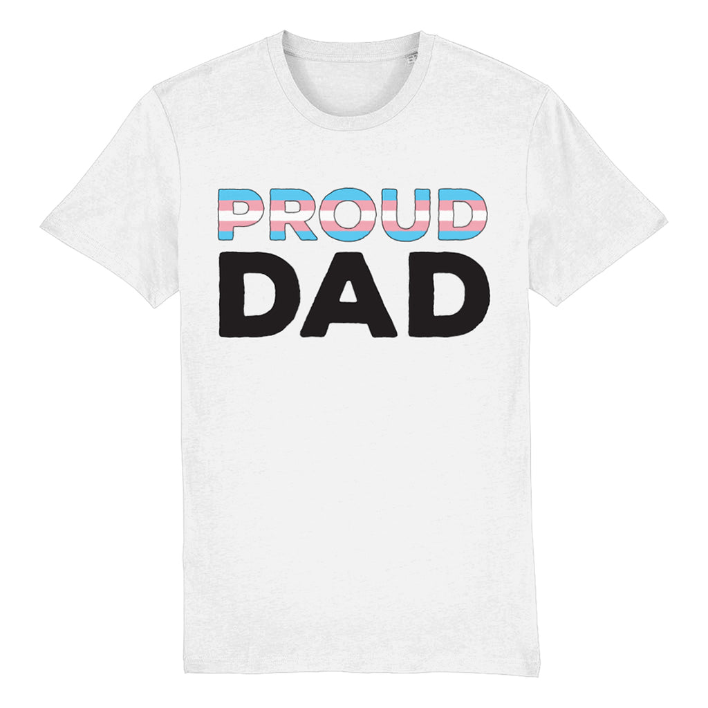Proud Dad - Transgender Flag T-Shirt