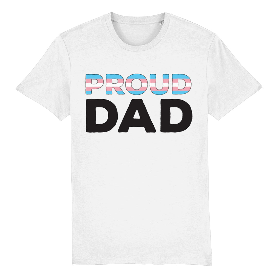 Proud Dad - Transgender Flag T-Shirt