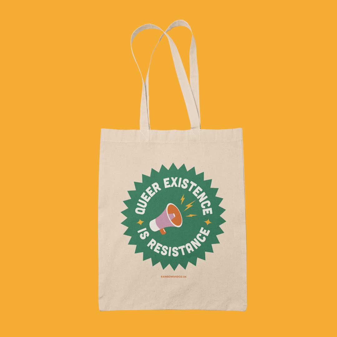 Queer Existence is Resistance Tote Bag