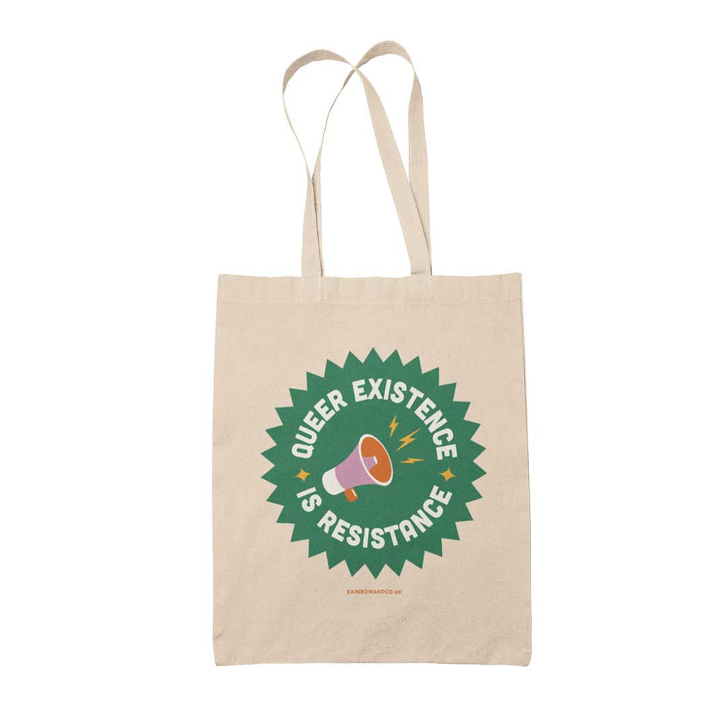 Queer Existence is Resistance Tote Bag