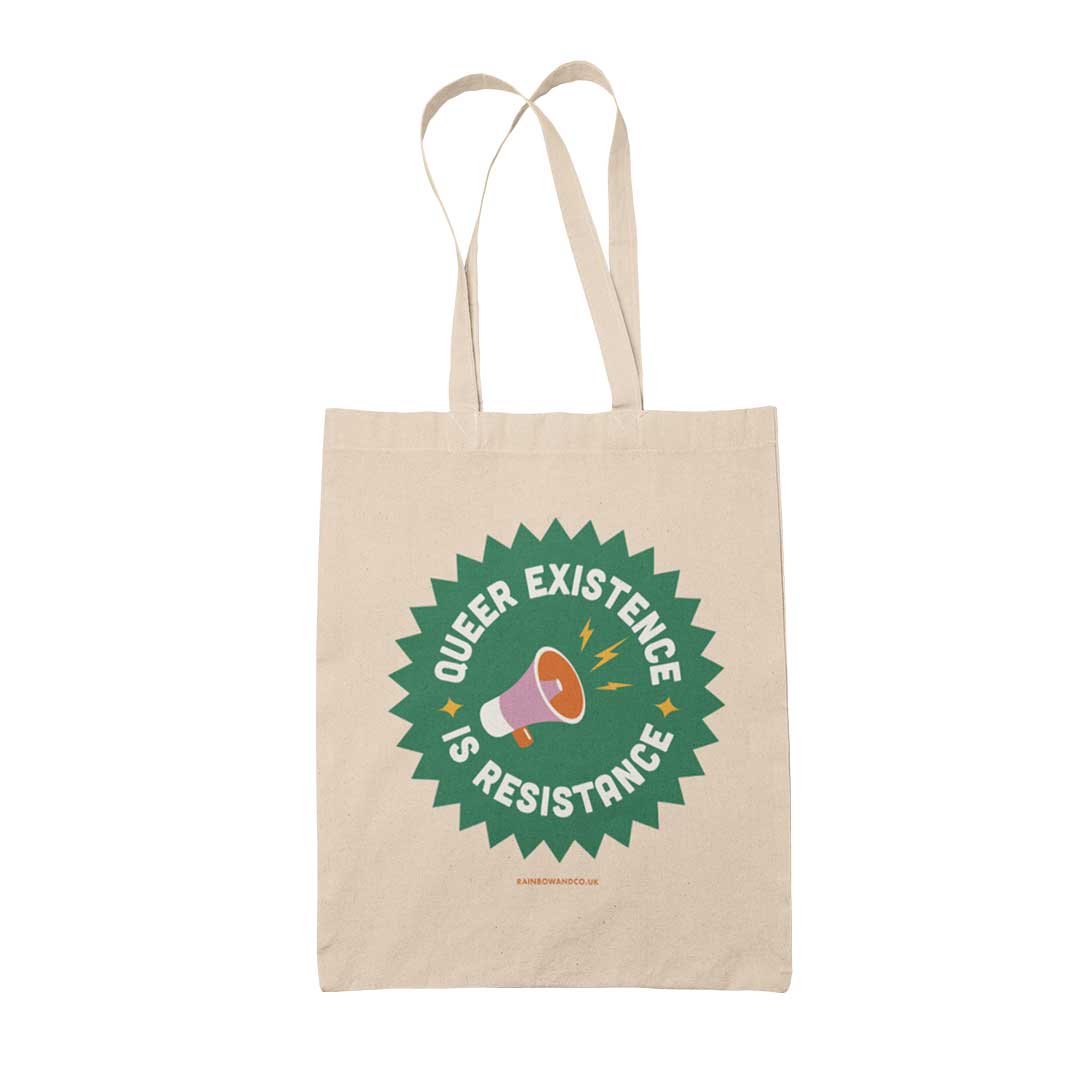 Queer Existence is Resistance Tote Bag