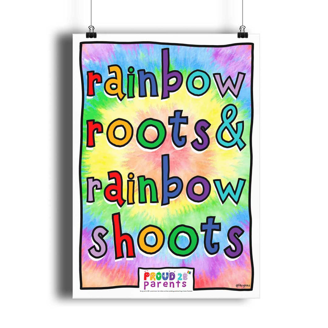 Rainbow Roots & Rainbow Shoots - Portrait Matte Art Print
