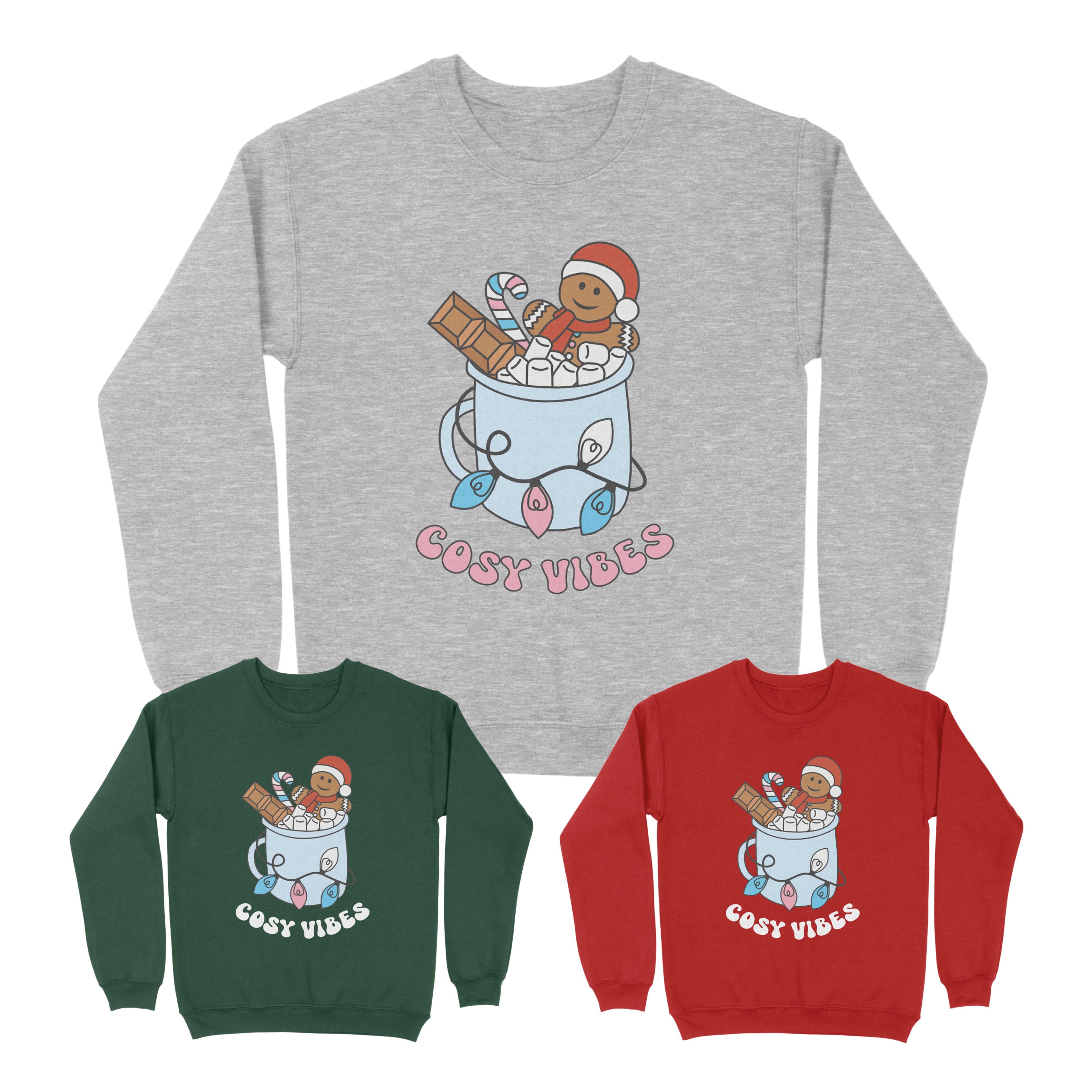 Transgender Cosy Vibes Subtle Pride Christmas Jumper
