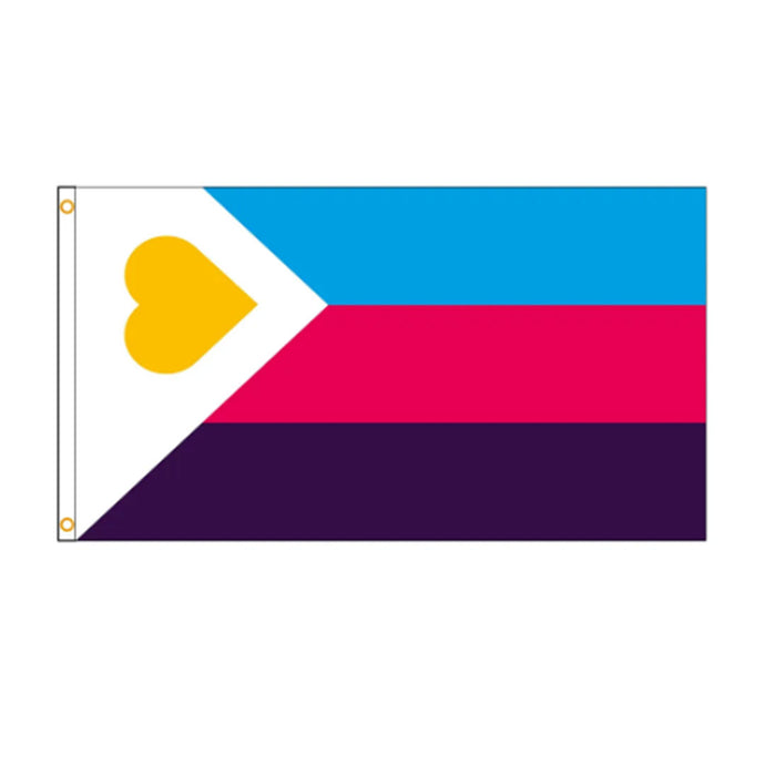 Tricolor Polyamory Flag