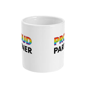 Proud Partner Rainbow Flag Mug | Rainbow & Co