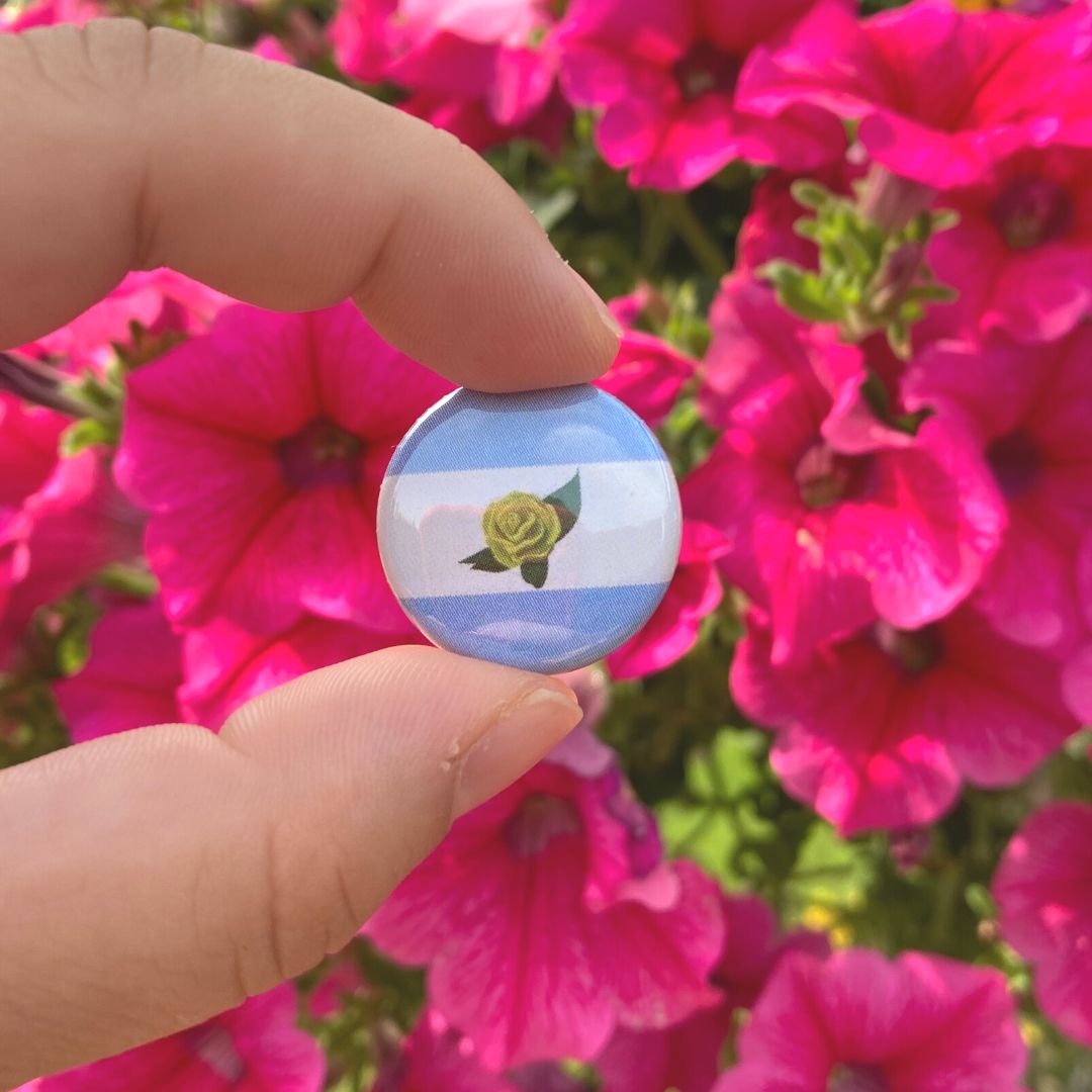 Achillean Flag Pin Badge | Rainbow & Co