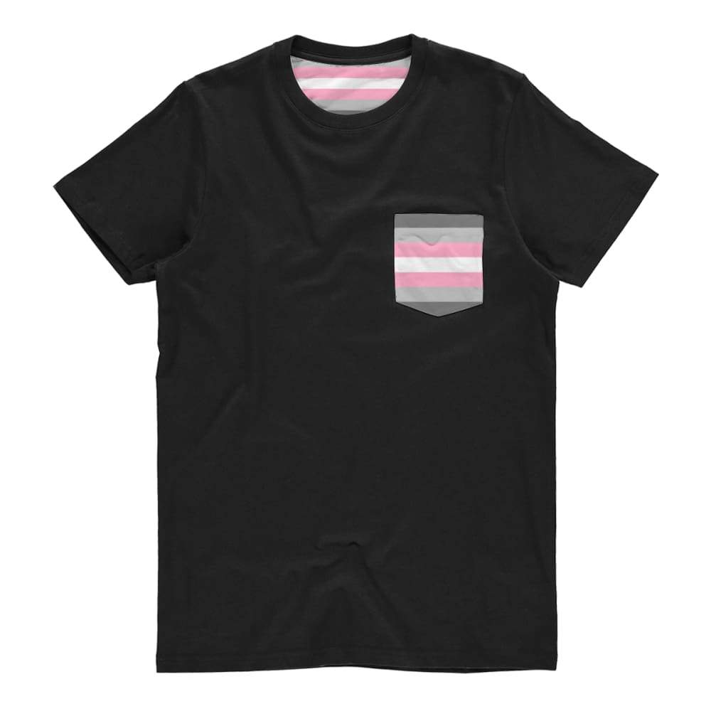 Demigirl Pride Flag Pocket T Shirt | Rainbow & Co