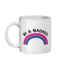 Bi & Badass Coffee Mug | Rainbow & Co
