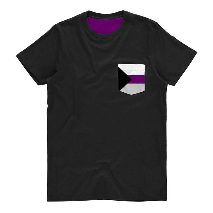 Demisexual Pride Flag Pocket T Shirt | Rainbow & Co