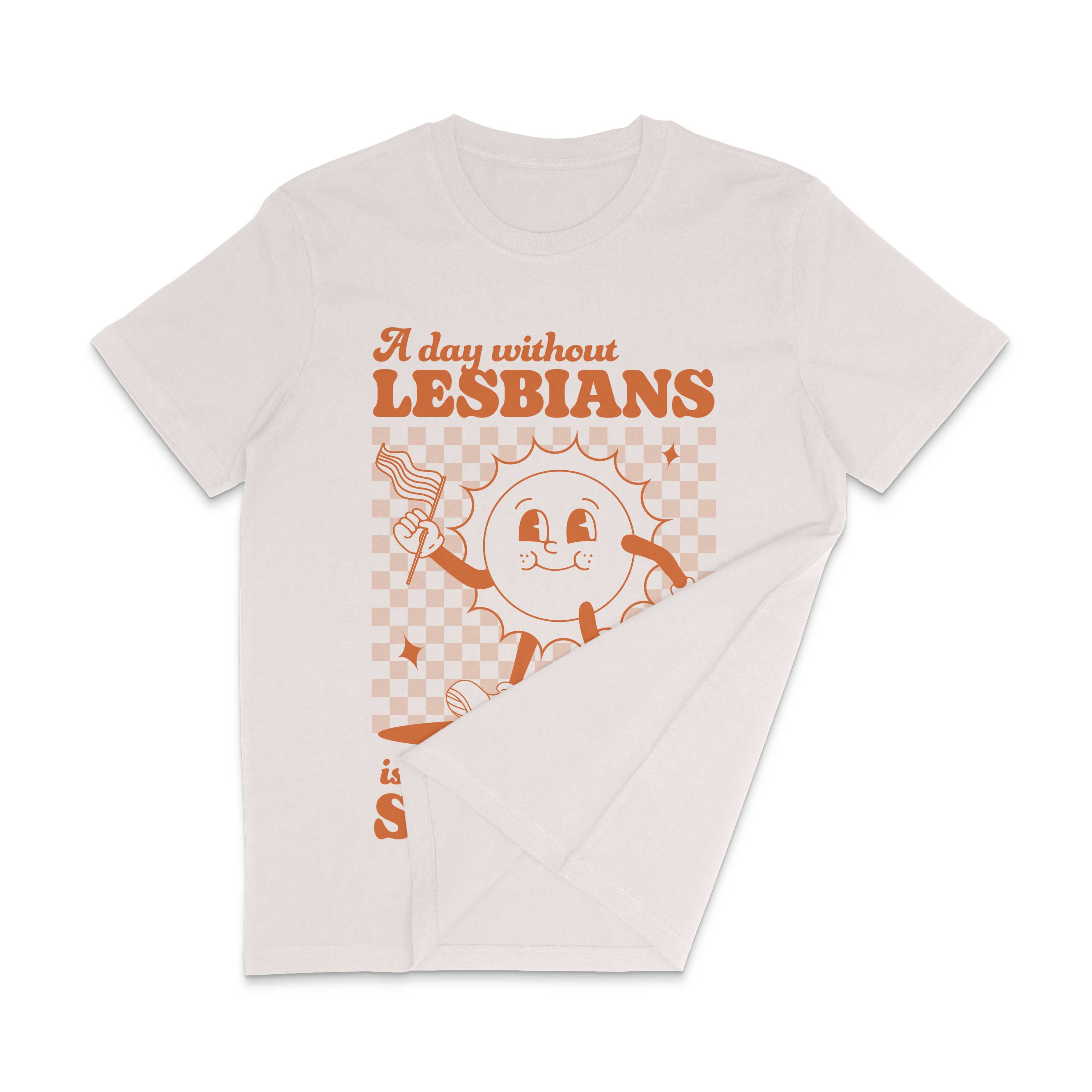 A Day Without Lesbians Vintage Pride Shirt